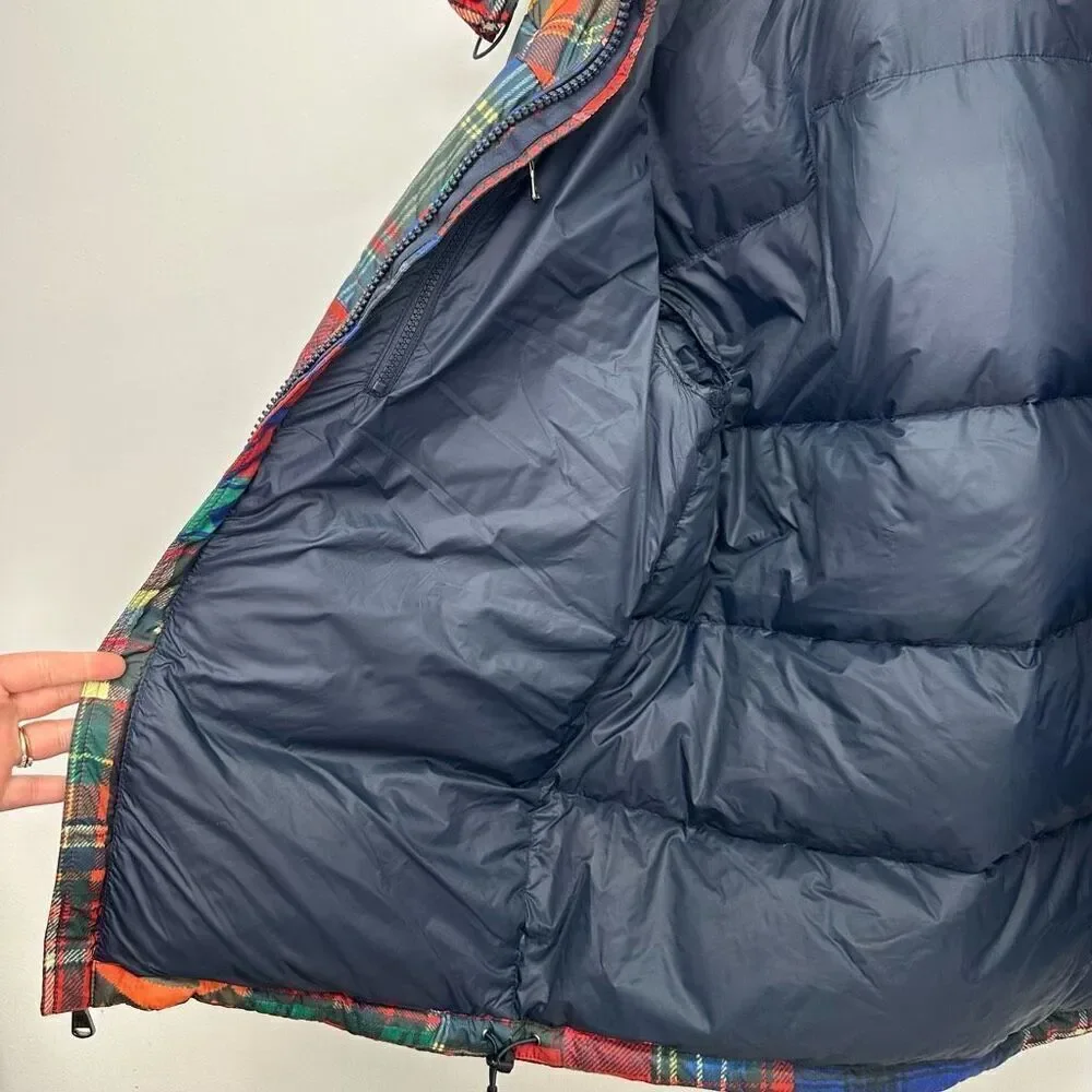 Polo Ralph Lauren Men’s Unisex Ripstop Patchwork Aztec Goose Down Zip Jacket